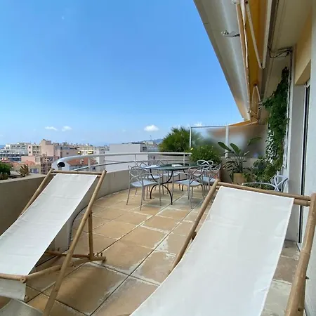 T3 Climatise Juana Avec Parking Et Proche Apartment Antibes